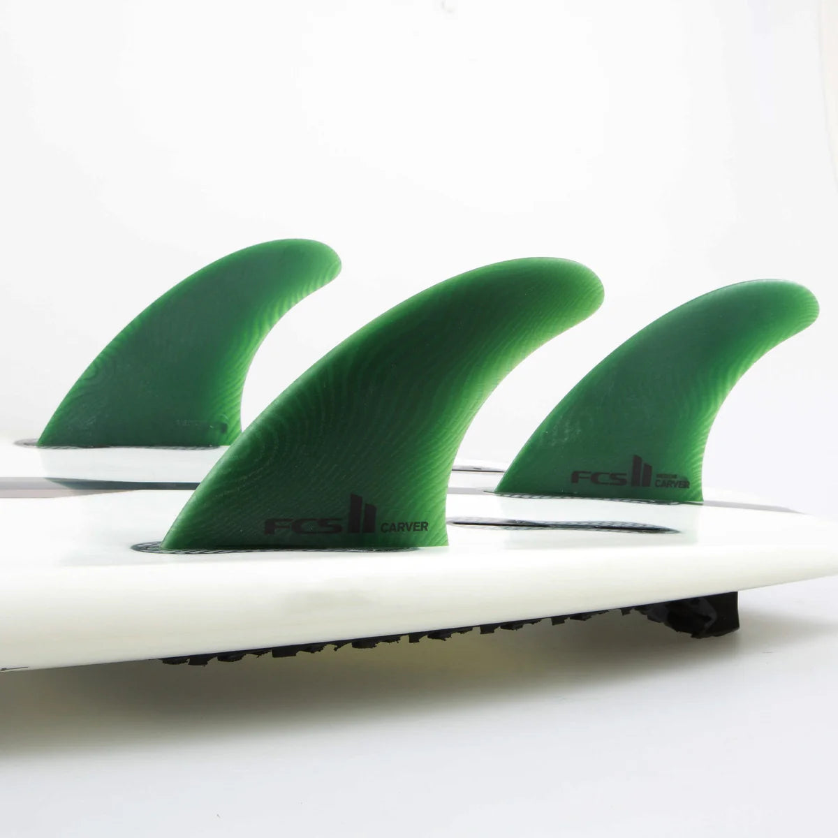 FCS II Carver Neo Glass Sage Tri Fins - Quillas FCS
