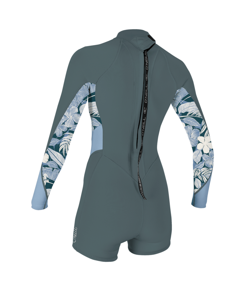 Wms Bahia 2/1 Back Zip L/S Spring - Traje corto O'neill