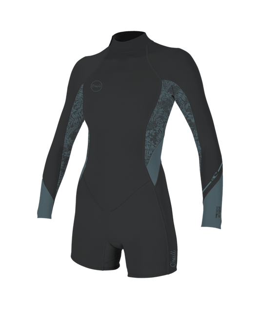 Wms Bahia 2/1 Back Zip L/S Spring - Traje corto O'neill