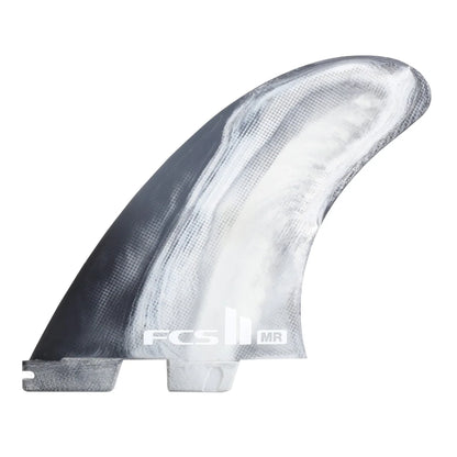 FCS II MR PC XL Black/White Swirl Tri Fins - Quillas FCS