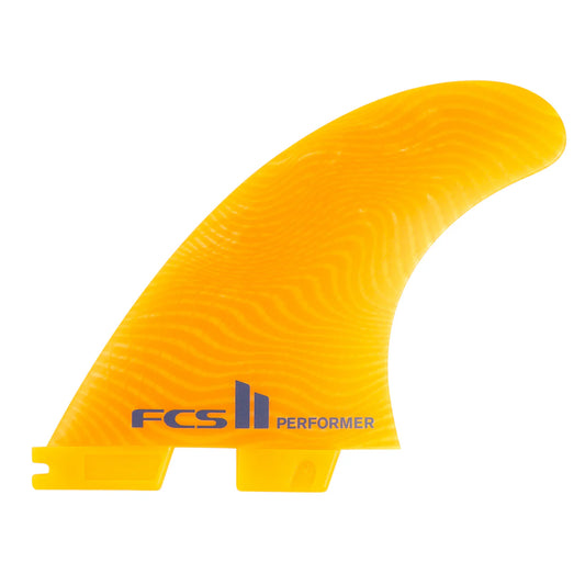 FCS II Performer Neo Glass Mango Tri Fins - Quillas FCS para thruster