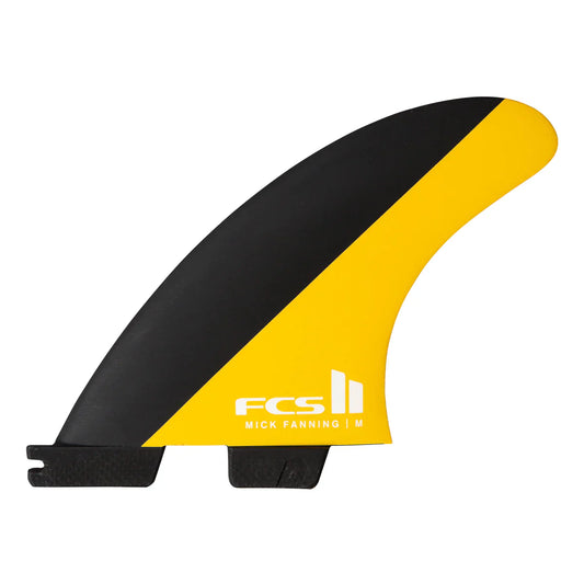 FCS II MF PC Black/Mango Tri Fins - Quillas FCS