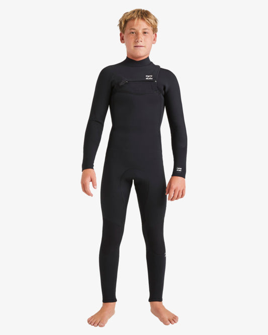 302 BOYS FOIL (BLK) - Traje Integral Billabong Niño