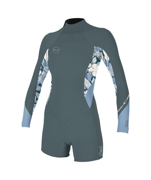 Wms Bahia 2/1 Back Zip L/S Spring - Traje corto O'neill