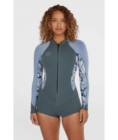 Wms Bahia 2/1 Front Zip L/S Short Spring - Traje corto O'neill